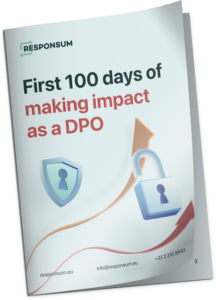 Responsum Privacy Management software ebook first 100 days as a DPO