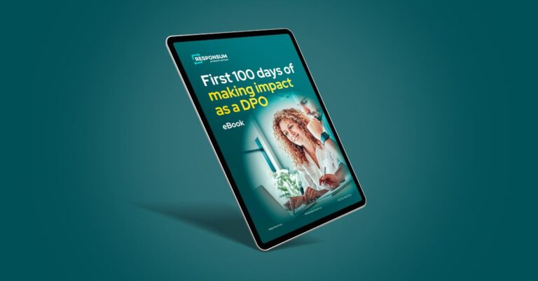 First 100 days of making impact as a dpo