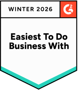 G2 badge fall 2024 easiest to do business with