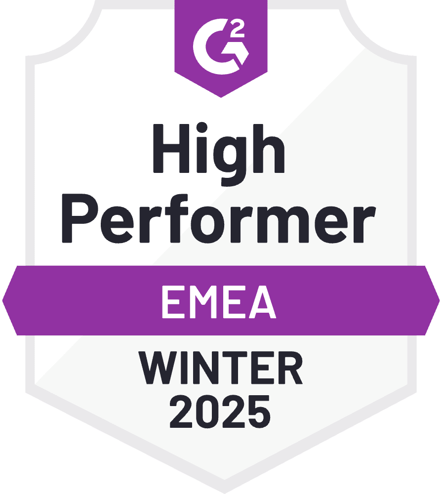 G2 badge fall 2024 high performer EMEA