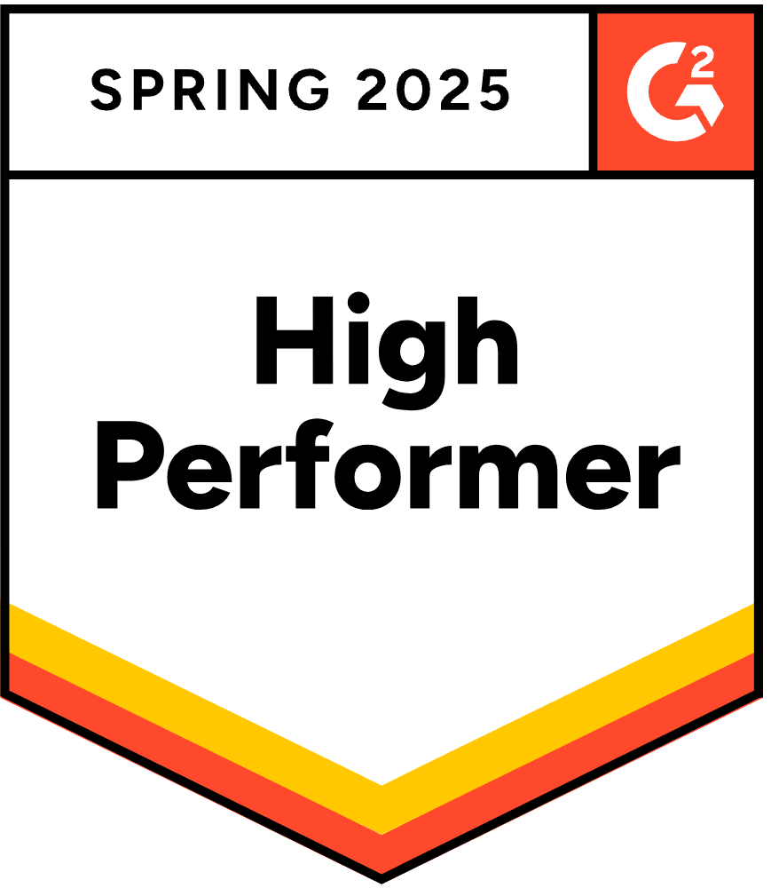 G2 badge fall 2024 high performer
