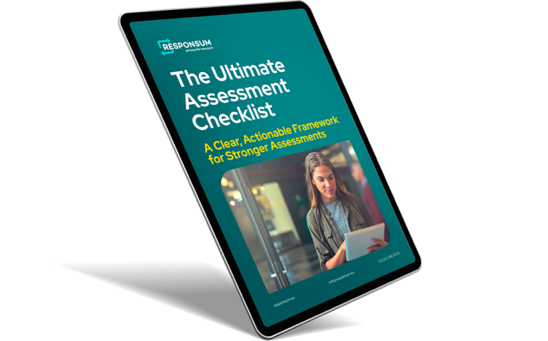 Whitepaper The Ultimate Assessment Checklist Ipad Mockup