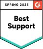G2 badge fall 2024 best support