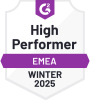 G2 badge fall 2024 high performer EMEA