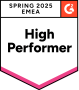 G2 badge fall 2024 high performer EMEA
