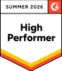 G2 badge fall 2024 high performer